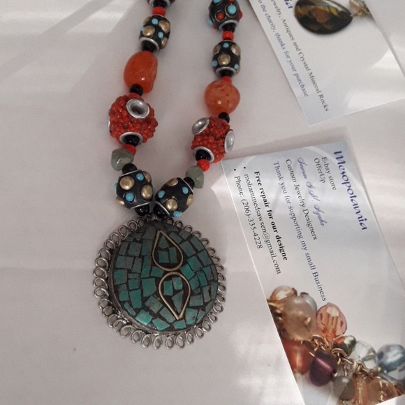 🤑Vintage Native American Necklace - Picture 1 of 8